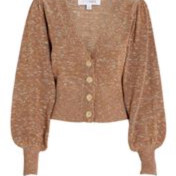 INTERMIX MOLLY BOUCLÉ CARDIGAN - Picture 2 of 4